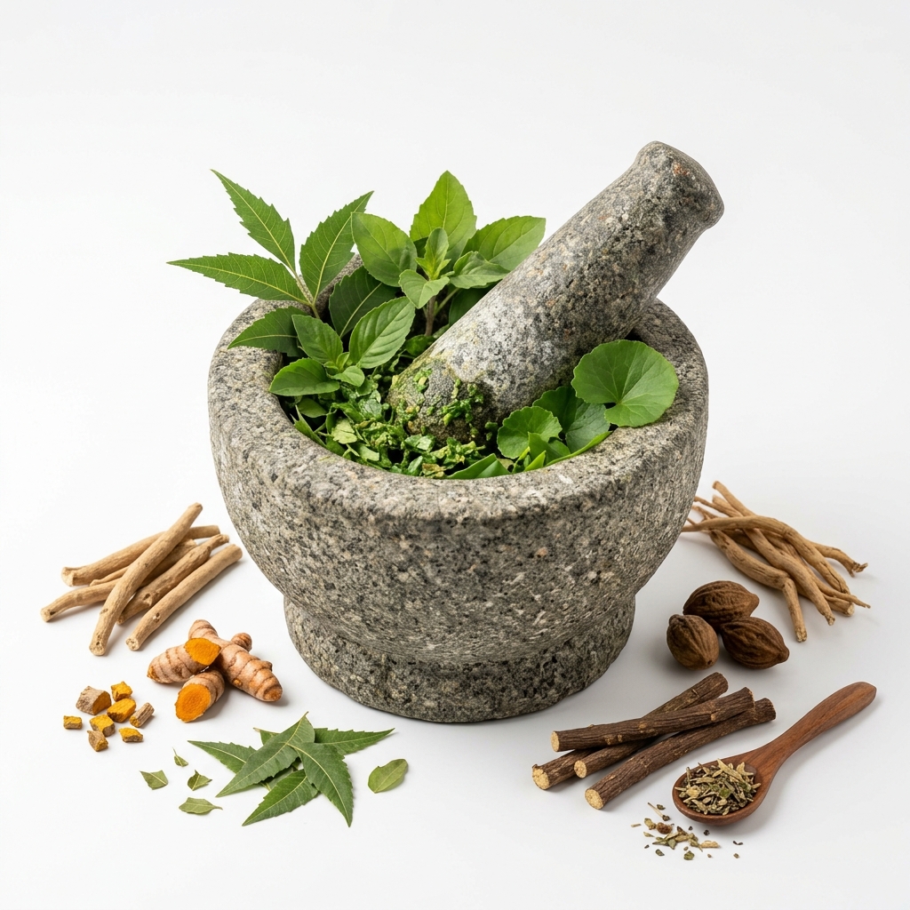 Ayurvedic Mortar Pestle