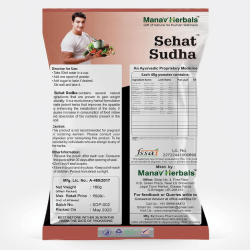 Sehat Sudha Back